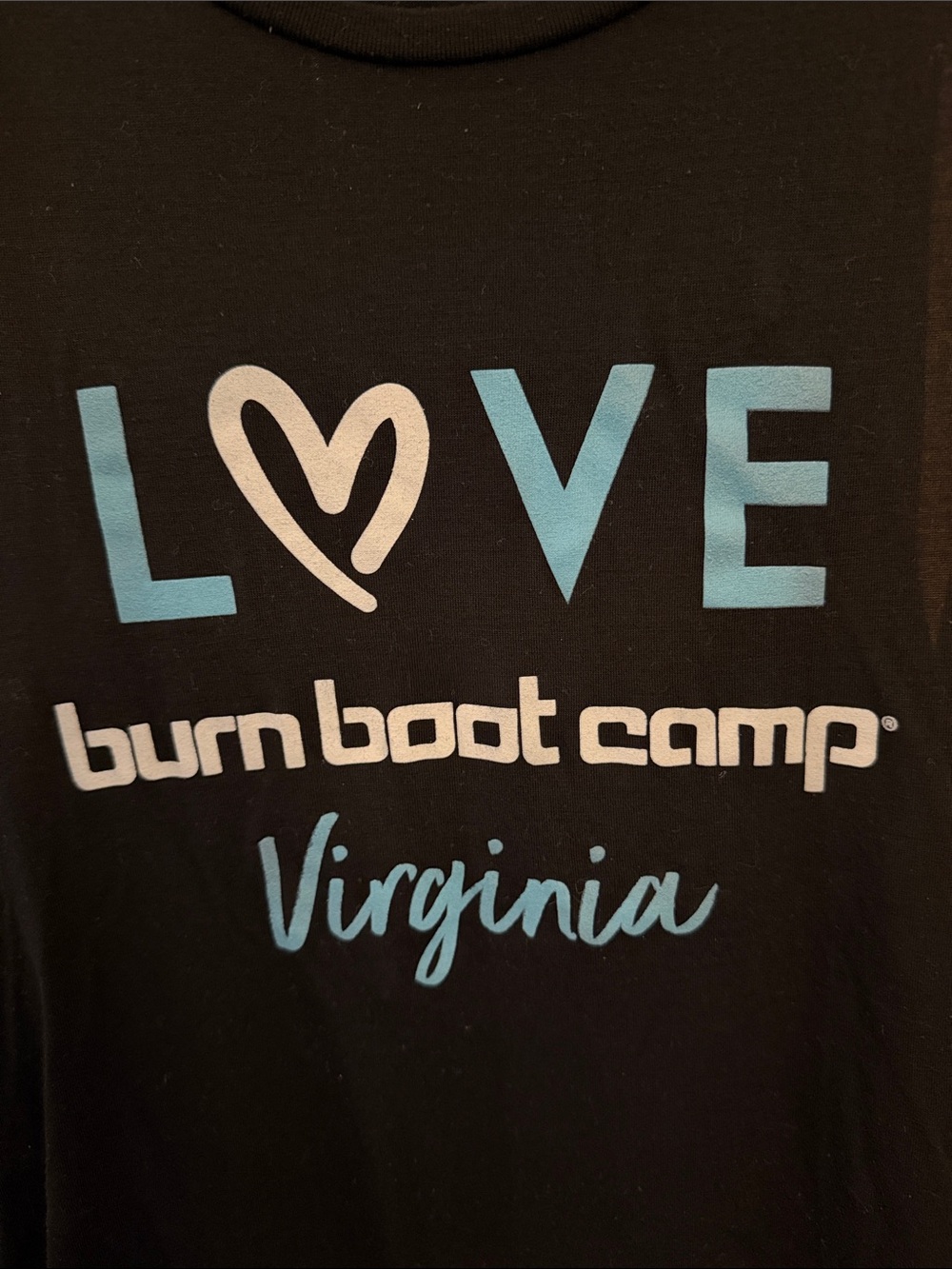 GUC Burn Boot Camp Black Blue White Virginia Tank Top - Size Small - Picture 2 of 5